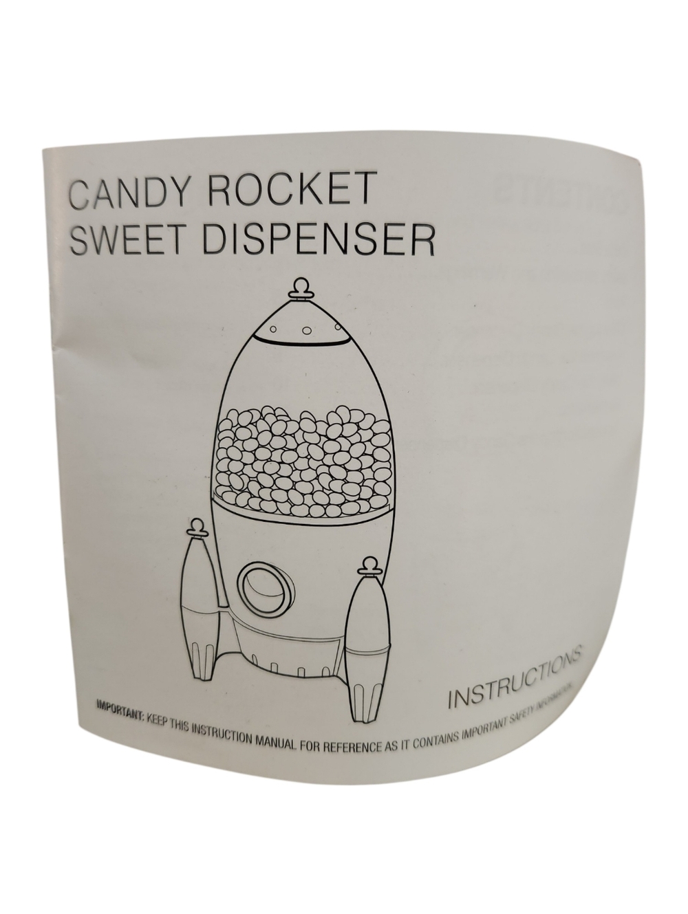 FAO Schwarz Red and Gold Rocket Candy Dispenser NIB (See Pictures) - Picture 5 of 10
